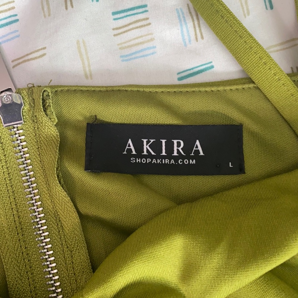 Apple green dress
